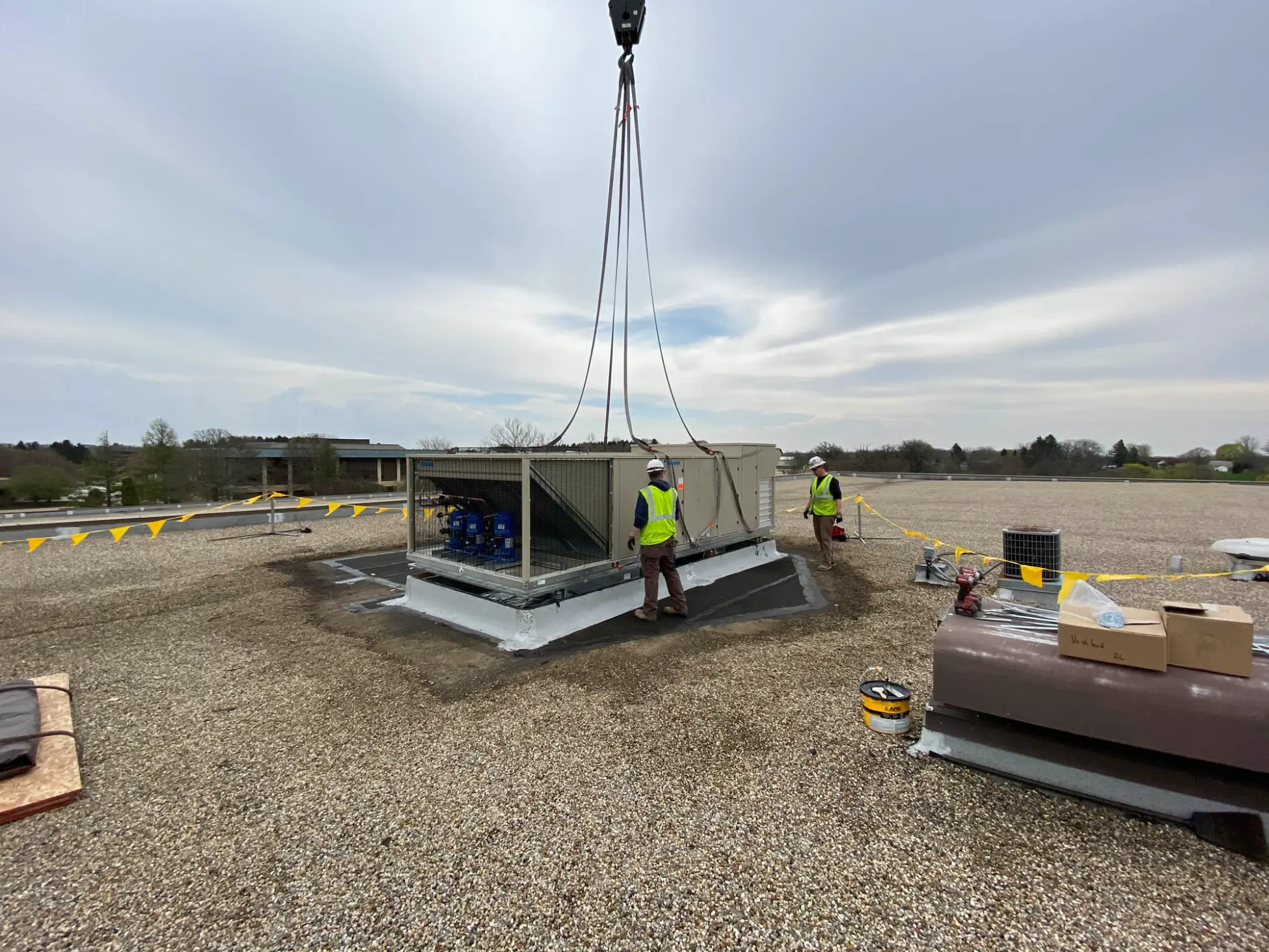 Commercial heating air